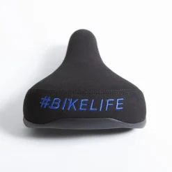 Selle BIKELIFE Noire Logo Bleu 6 Selle BIKELIFE Noire Logo Bleu -Vélo Pièces Magasin selle bikelife noire logo bleu 2