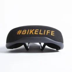 Selle BIKELIFE Noire Logo Orange 6 Selle BIKELIFE Noire Logo Orange -Vélo Pièces Magasin selle bikelife noire logo orange 2