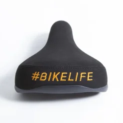 Selle BIKELIFE Noire Logo Orange 7 Selle BIKELIFE Noire Logo Orange -Vélo Pièces Magasin selle bikelife noire logo orange 3